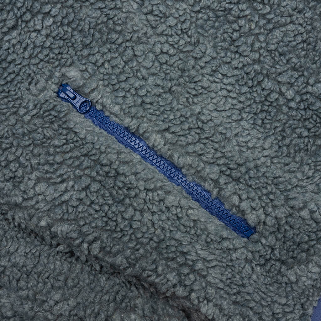 Sherpa Reversible Jacket - Bluestone - Image 4