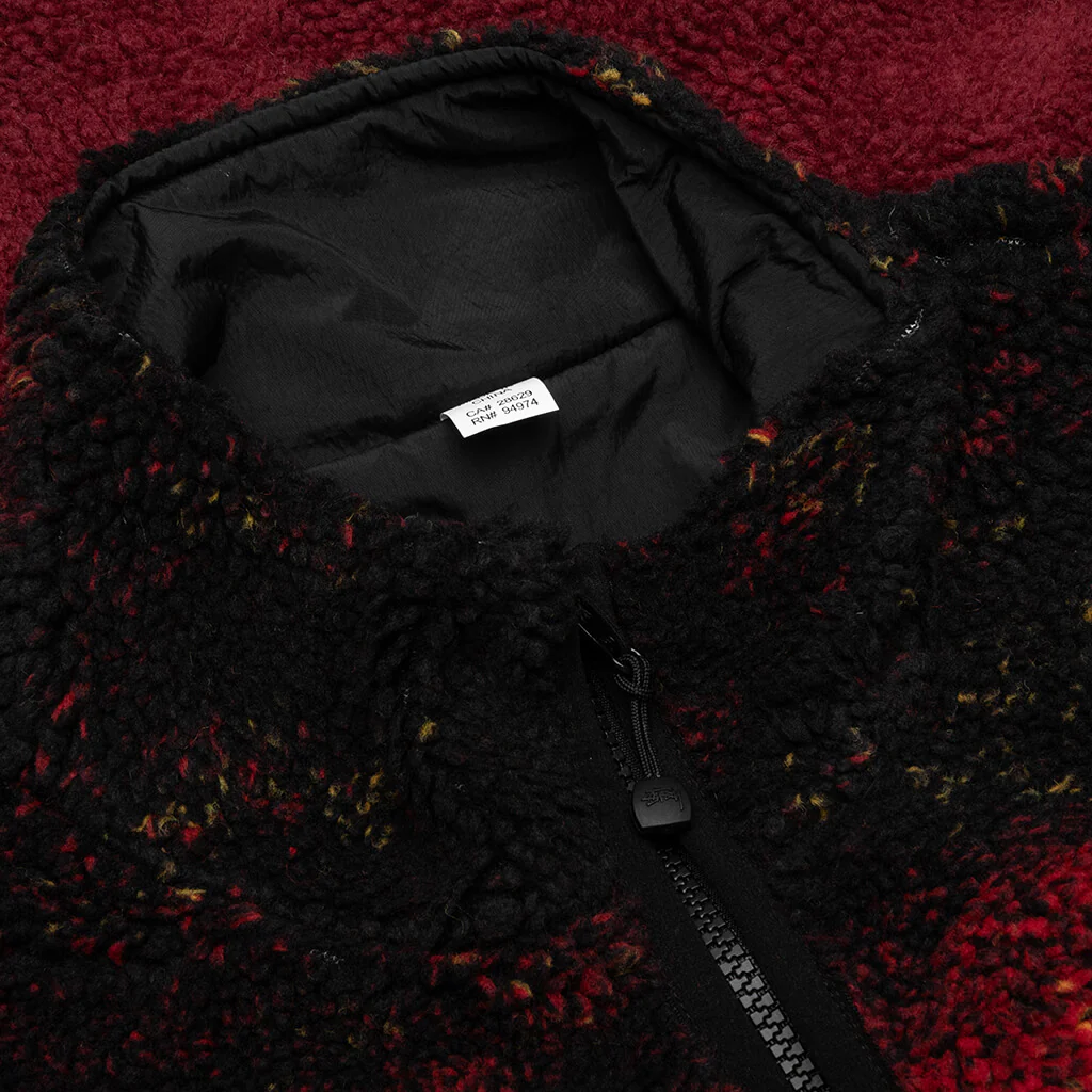 Sherpa Reversible Jacket - Lava - Image 3