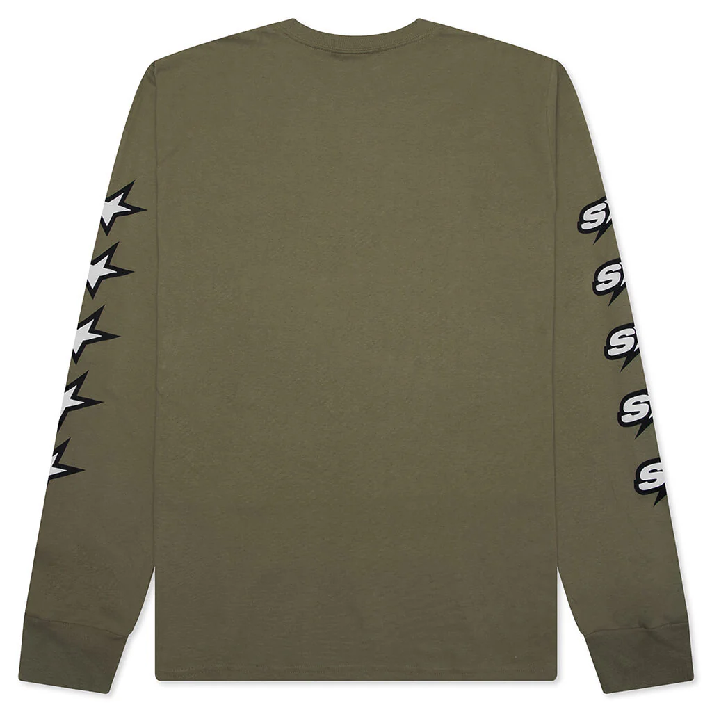 Speedway L/S Tee - Army - Image 2