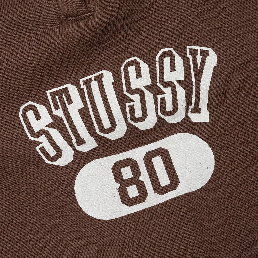 Stussy 80 Fleece Pant - Brown - Image 4