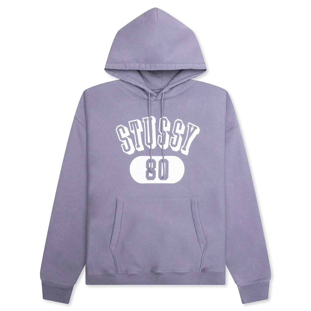 Stussy 80 Relaxed Hood - Ash Purple