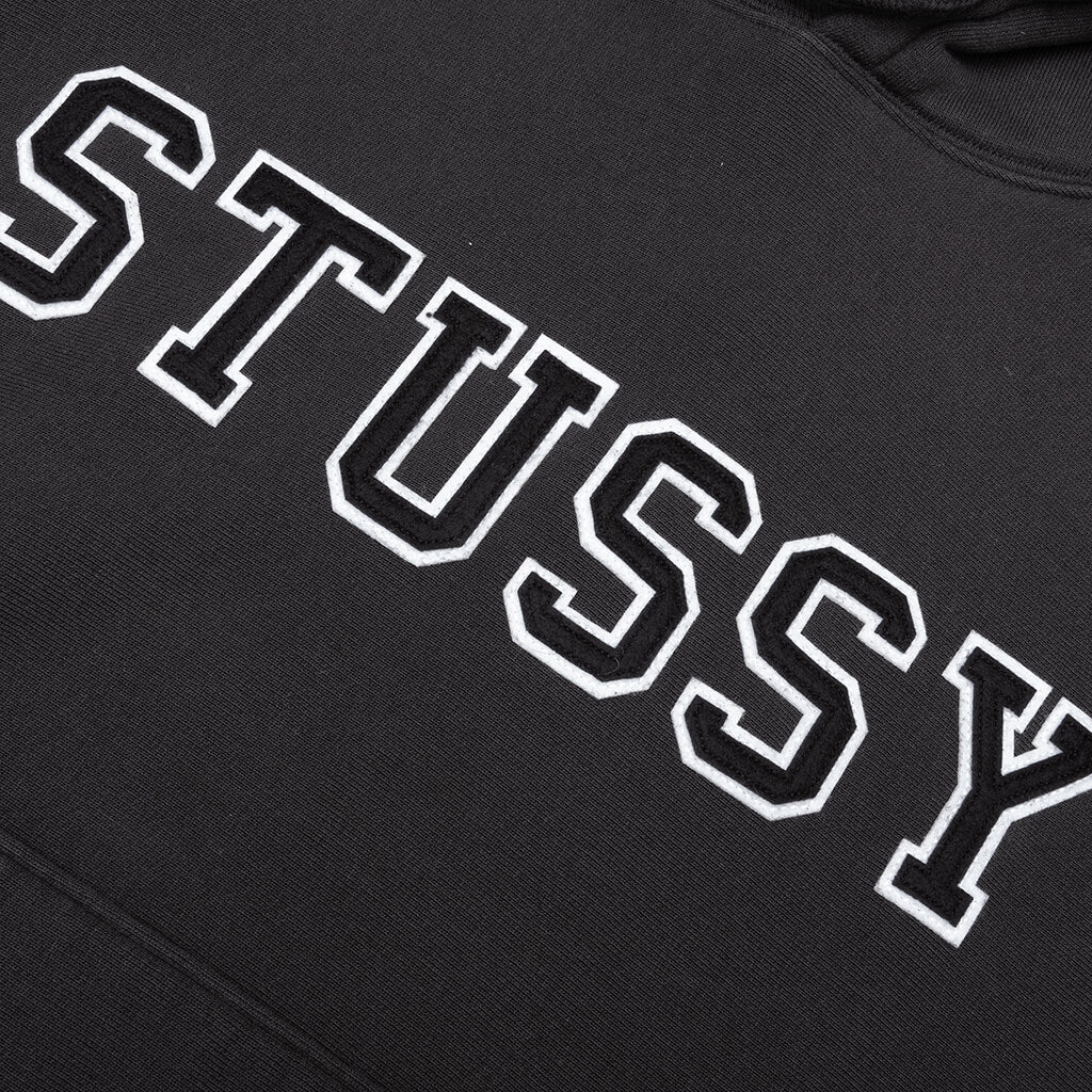 Stüssy Applique Hoodie - Black - Image 3