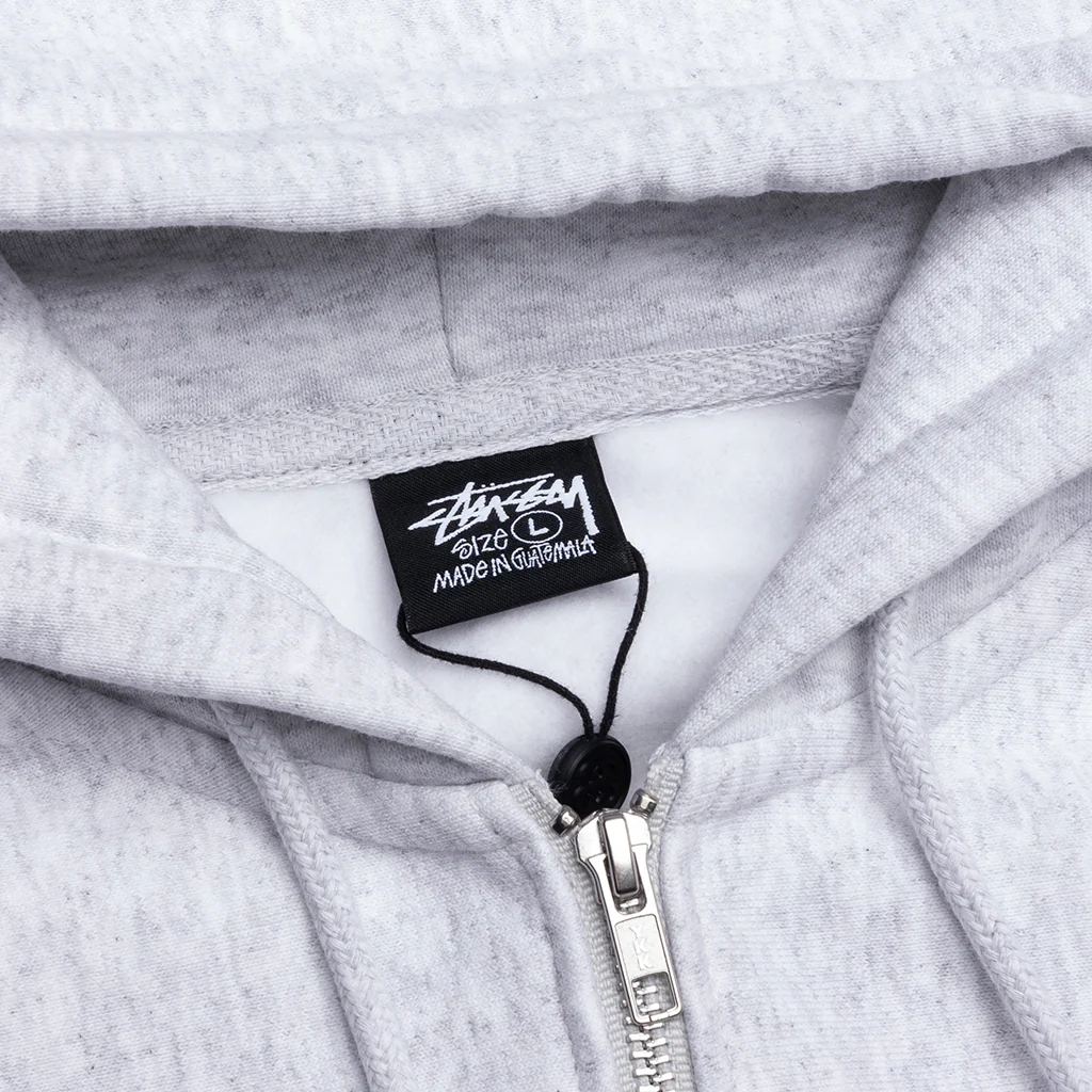 Superior Quality Zip Hoodie - Ash Heather - Image 4