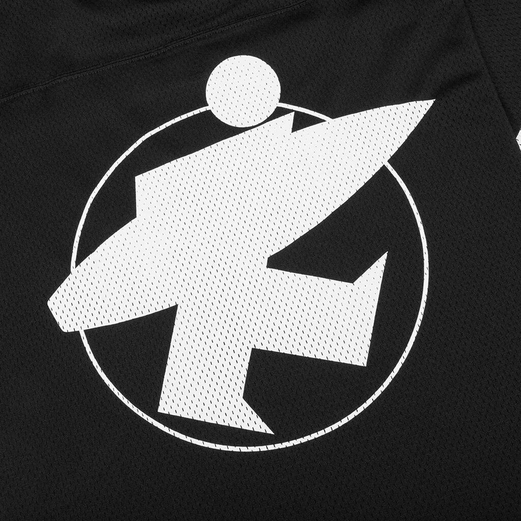 Surfman Mesh Football Jersey - Black - Image 4