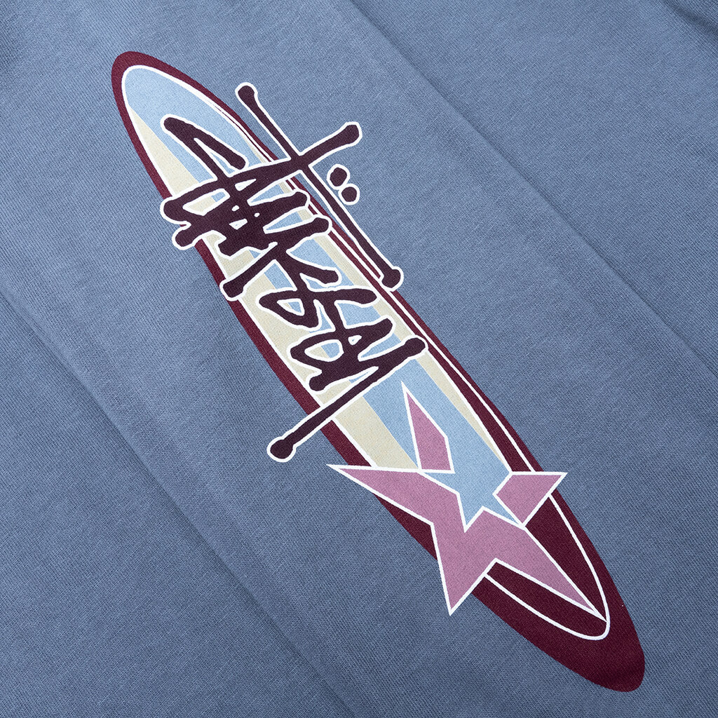 Two Star Pigment Dyed L/S Tee - Navy - Image 3