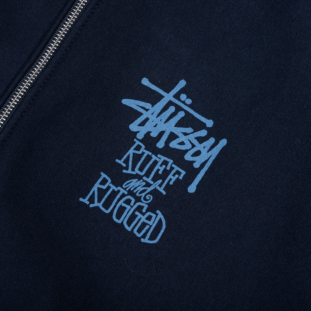 Well Suited Zip Hoodie - Navy - Image 5