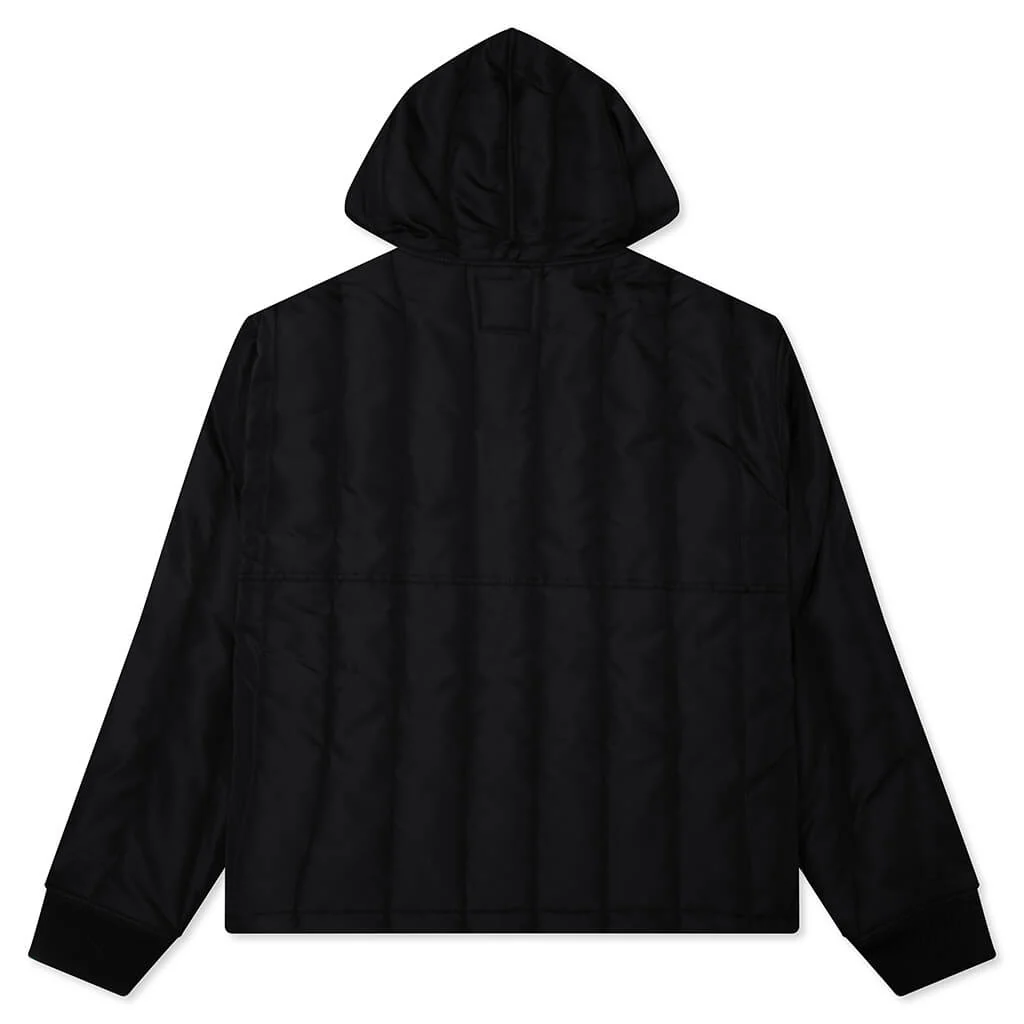 Work Jacket Quilted Nylon - Black - Image 2