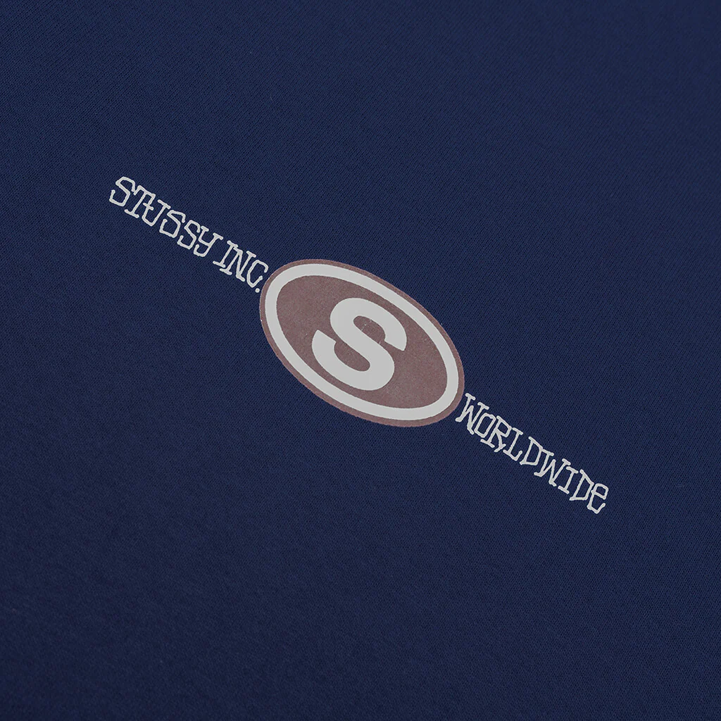 Worldwide Dot Tee - Navy - Image 3