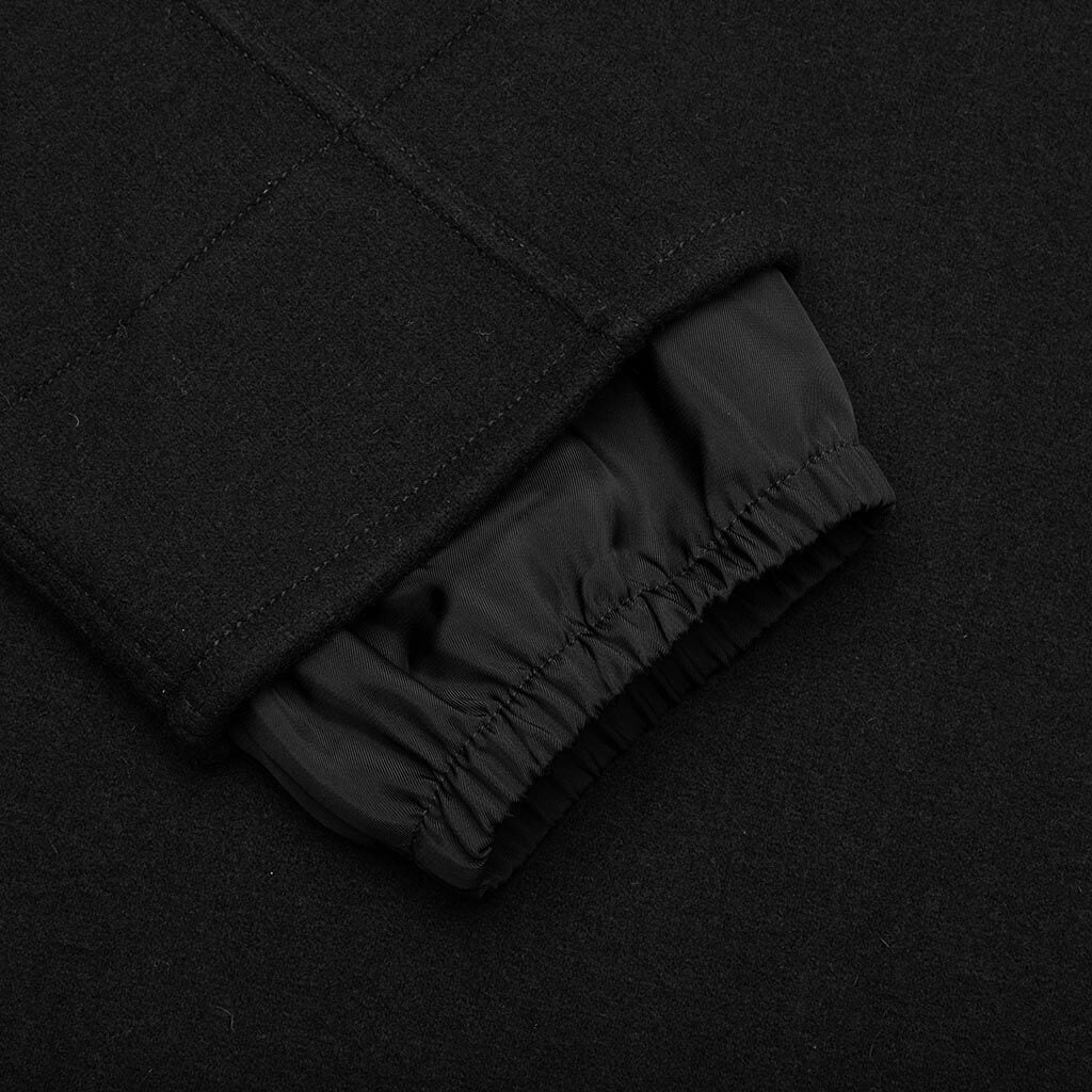 Lined Cuff Sweatshirt - Black - Image 4