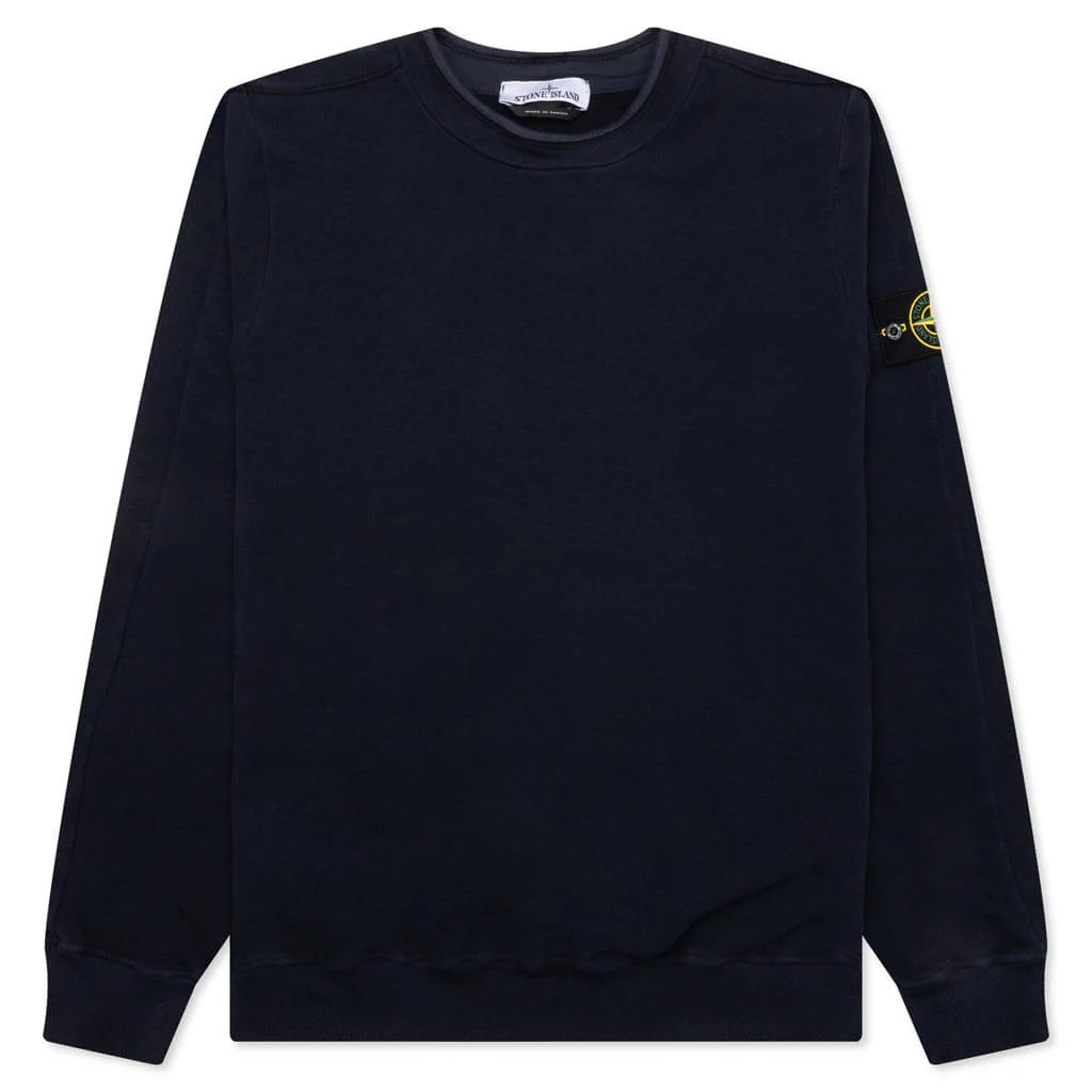 Brushed Sweatshirt - Navy Blue