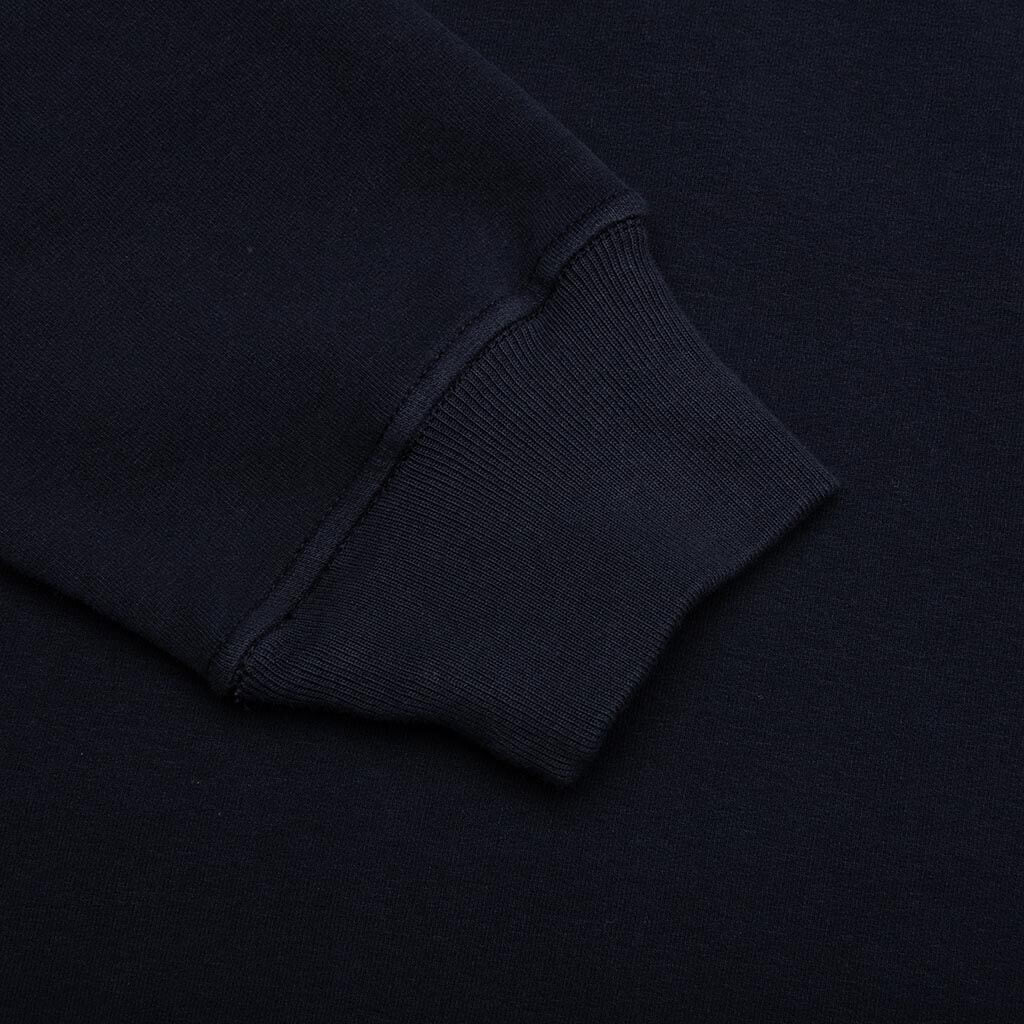 Brushed Sweatshirt - Navy Blue - Image 4