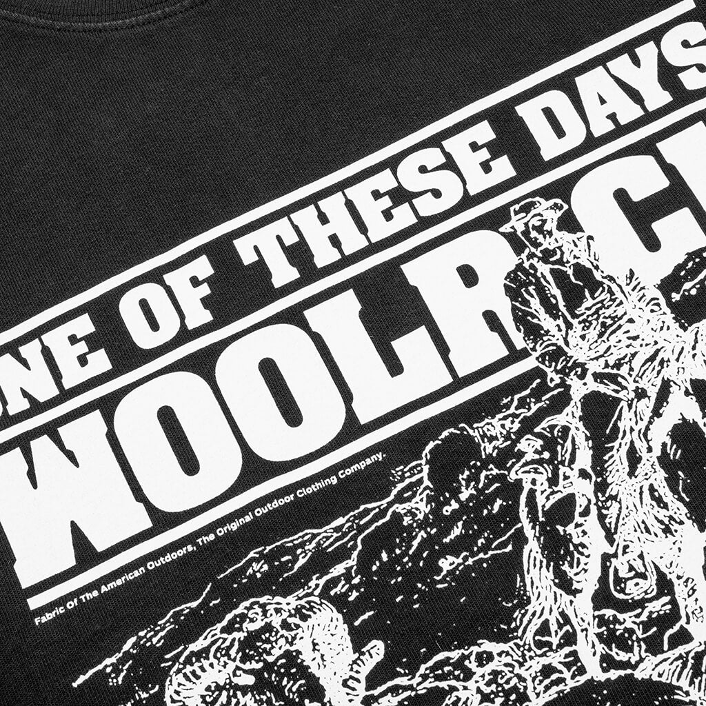 One Of These Days x Woolrich T-Shirt - Black - Image 3