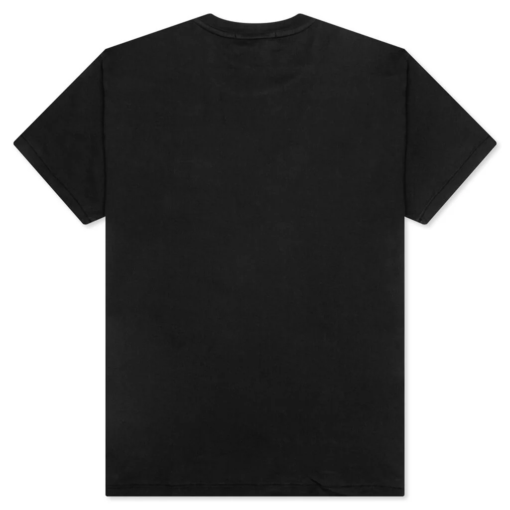 Compass Patch Logo S/S T-Shirt - Black - Image 2