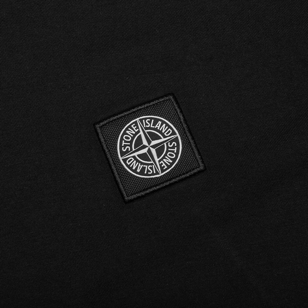 Compass Patch Logo S/S T-Shirt - Black - Image 3