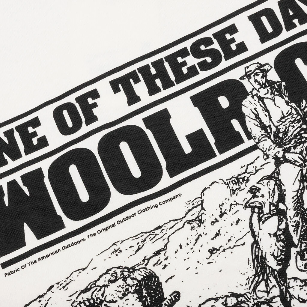 One Of These Days x Woolrich T-Shirt - Bone - Image 3
