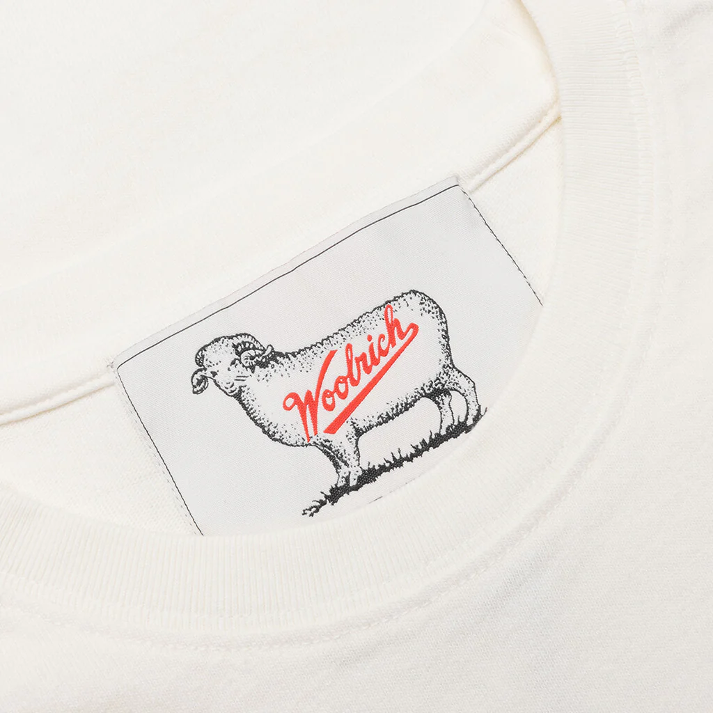 One Of These Days x Woolrich T-Shirt - Bone - Image 5