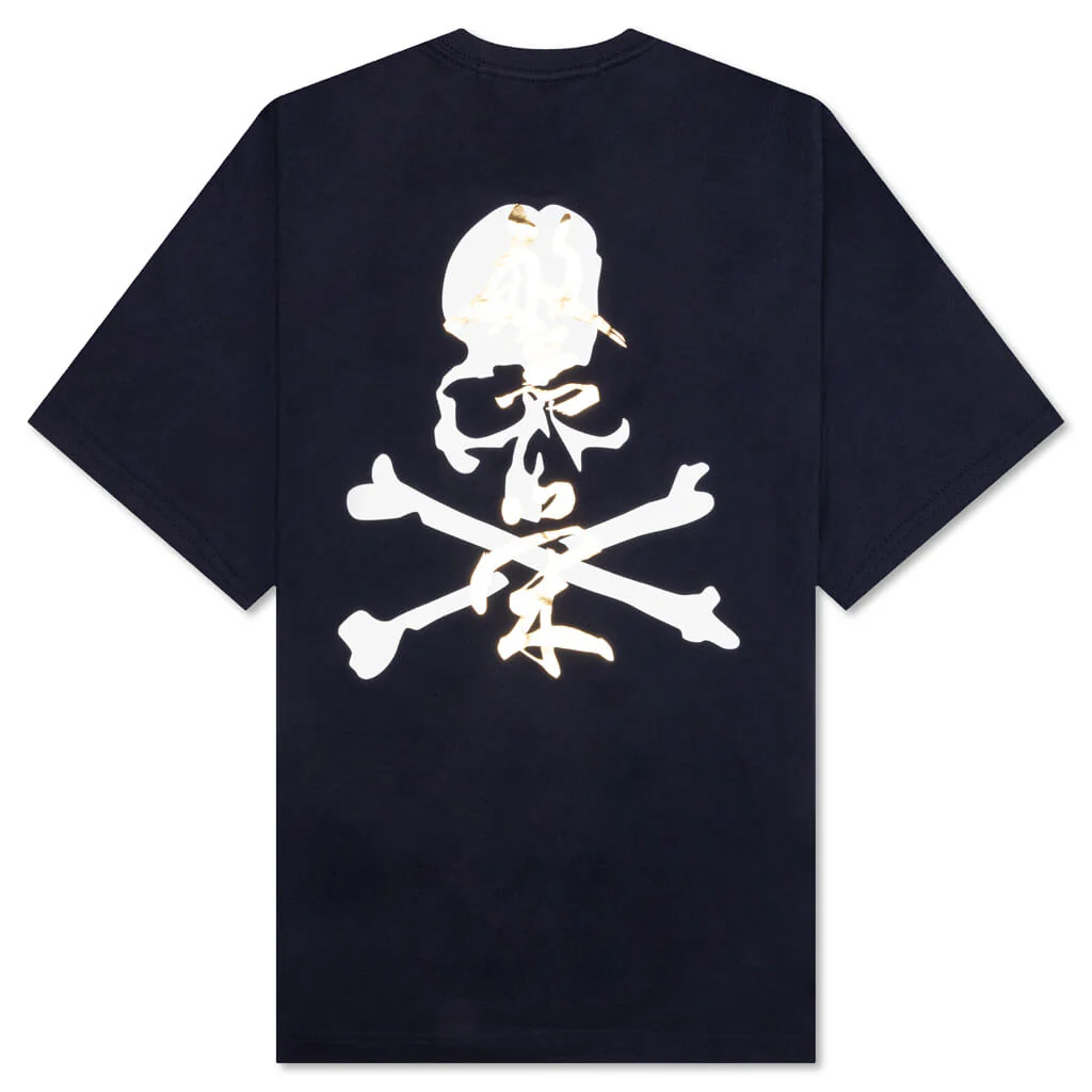 Navy Printed T-Shirt - Navy - Image 2