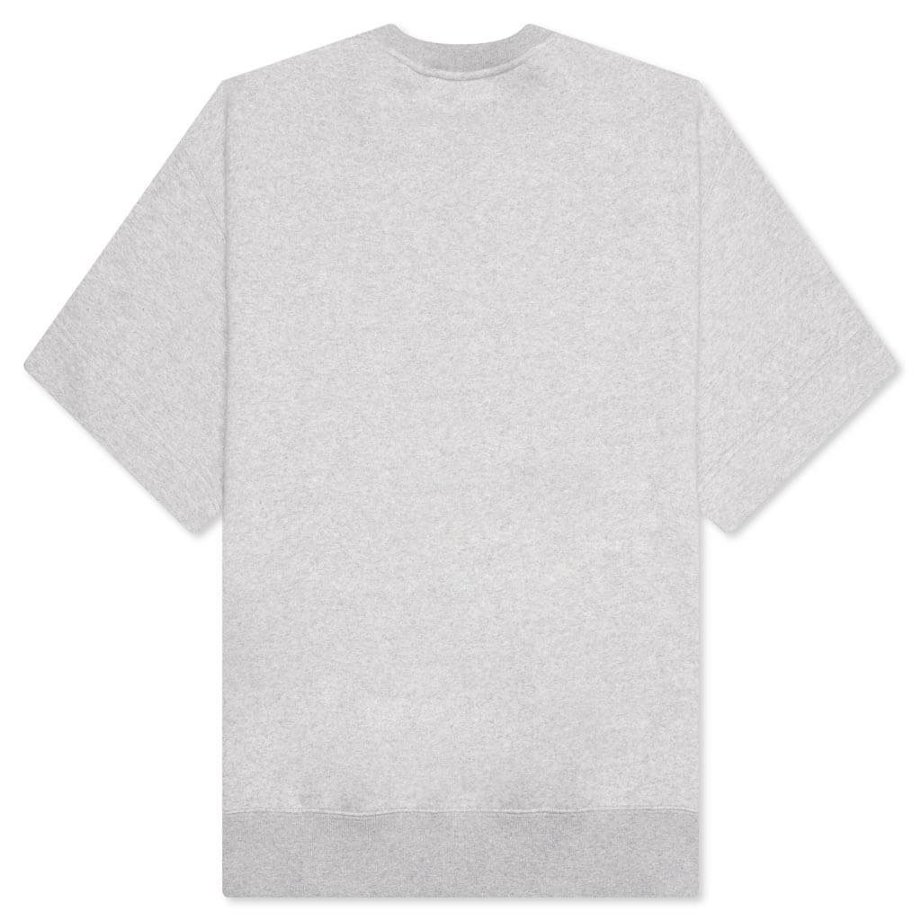 Crew Neck T-Shirt - Powder Grey - Image 2