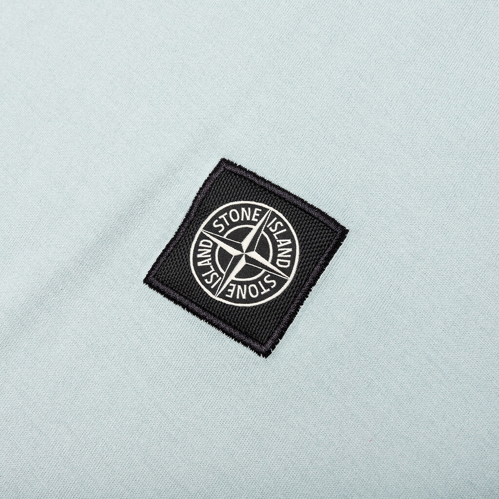 Compass Patch Logo S/S T-Shirt - Sky Blue - Image 4