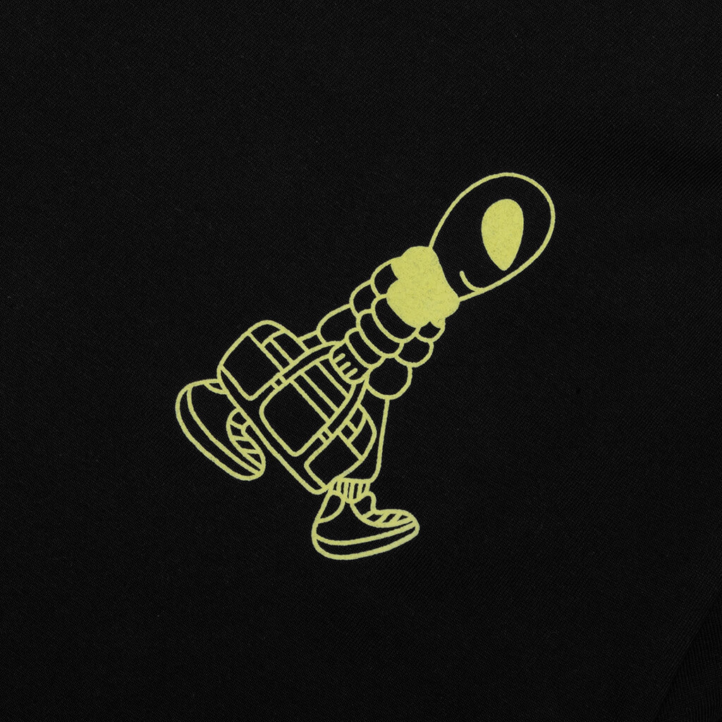 Alien Relaxed S/S Graphic Tee - Black - Image 3