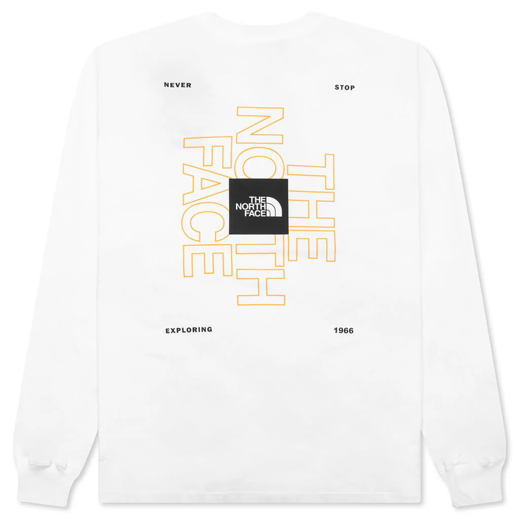 L/S Brand Proud Tee - TNF White/Art - Image 2