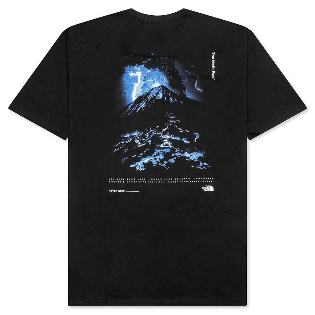 S/S Lava Tee - TNF Black/Lava - Image 2