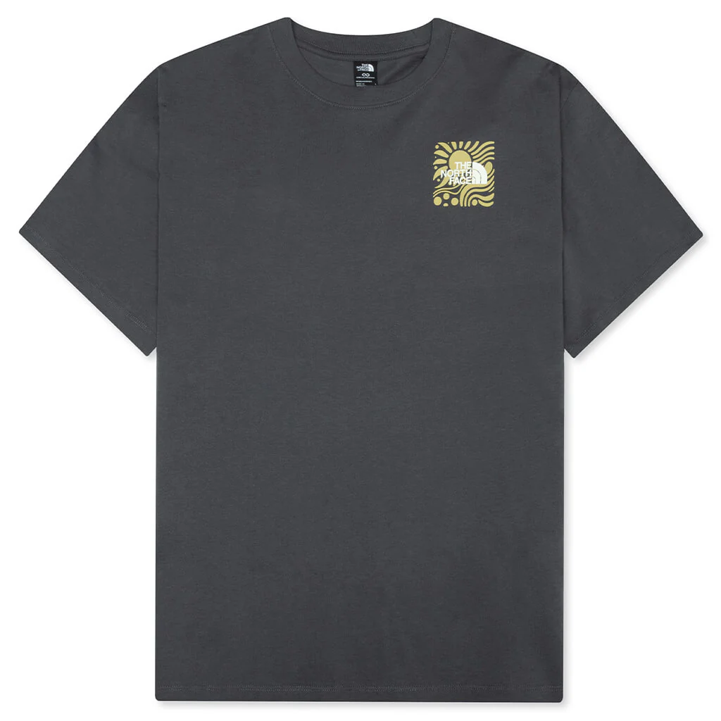 Sun Oversized S/S Graphic Tee - Anthracite Grey