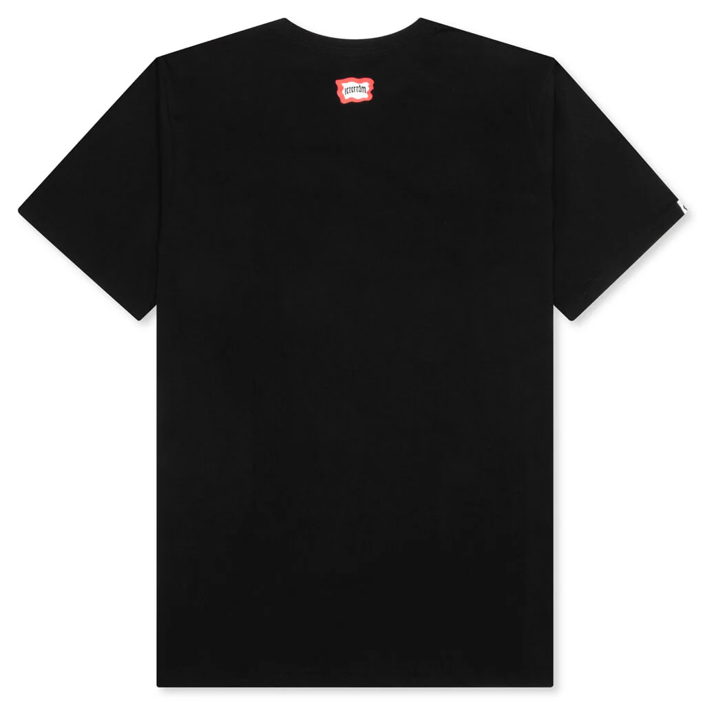 The Old Hangtag Sticker S/S Tee - Black - Image 2