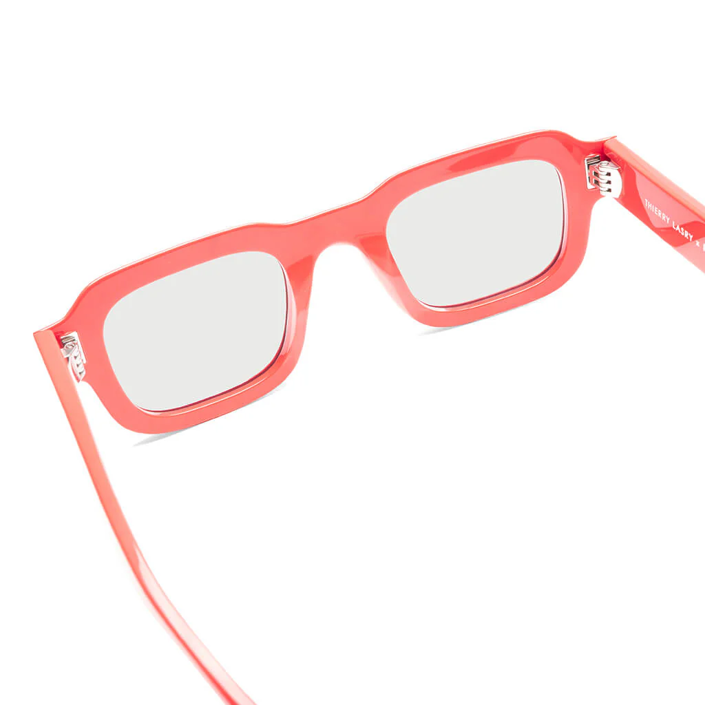 Thierry Lasry x Reese Cooper FLEXXXY 2176 - Coral/Light Grey - Image 3