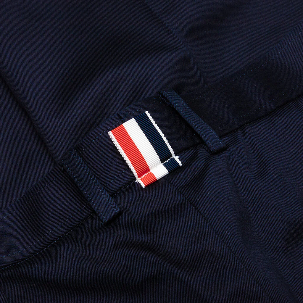 Belt Loop Straight Leg w/ Silk 4 Bar Trouser - Navy - Image 5