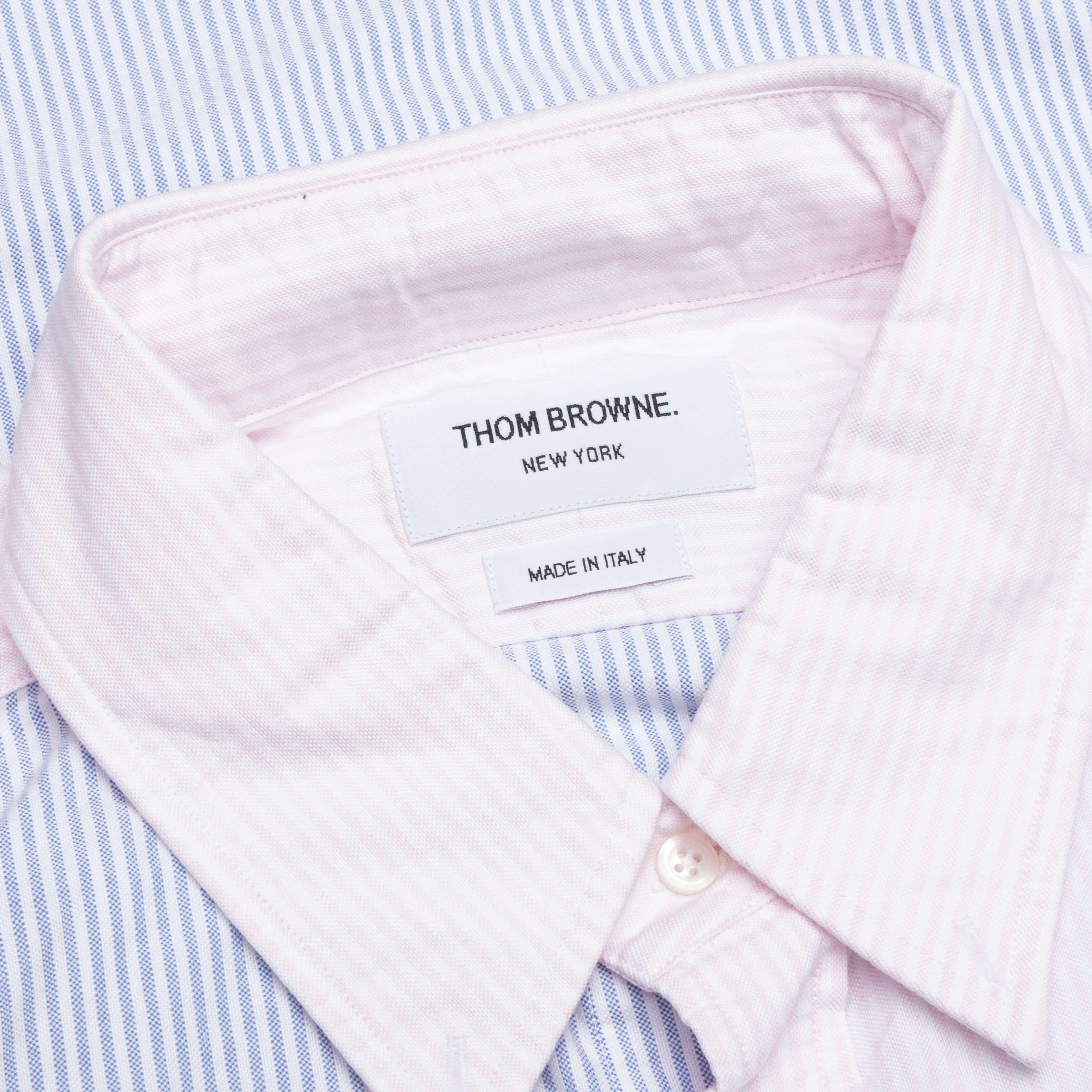 Funmix Straight Fit Button Down S/S Shirt - Light Pink - Image 3
