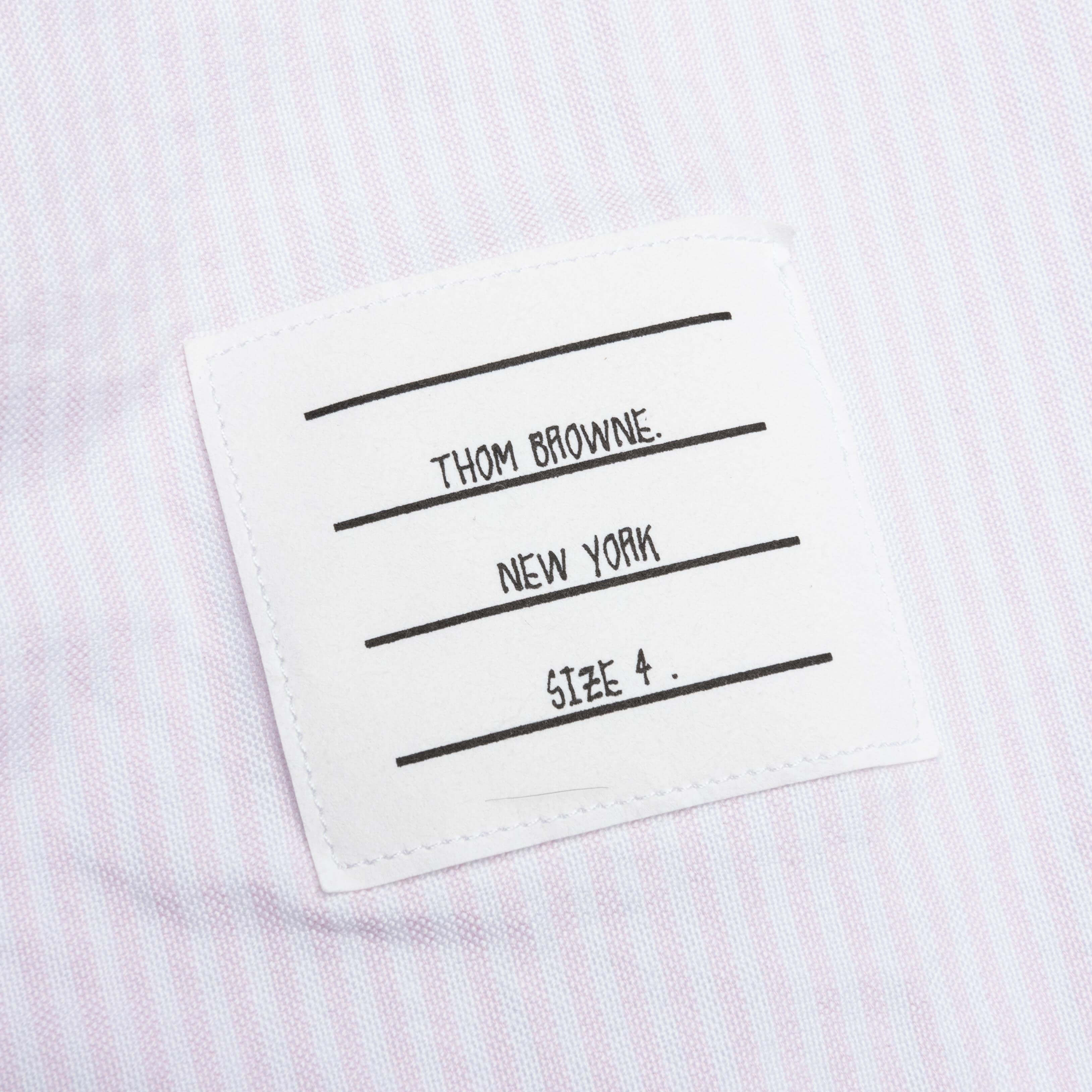 Funmix Straight Fit Button Down S/S Shirt - Light Pink - Image 4