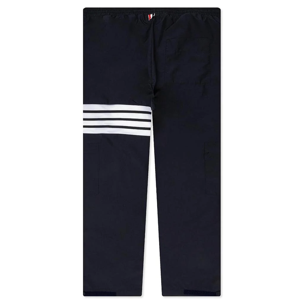 Packable 4Bar Trousers w/ Seamed in Mesh - Navy - Image 2