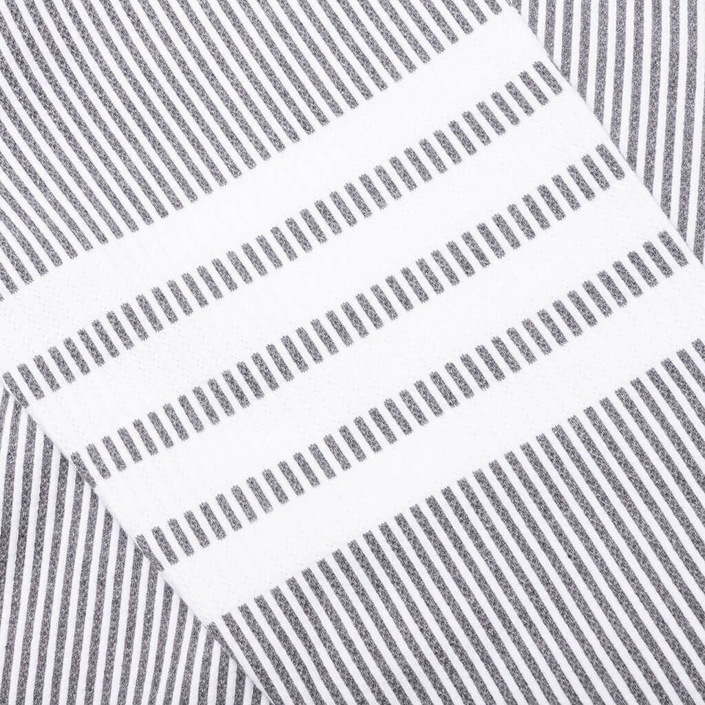 Seersucker Loopback 4-Bar Crew Neck Sweatshirt - Light Grey - Image 5