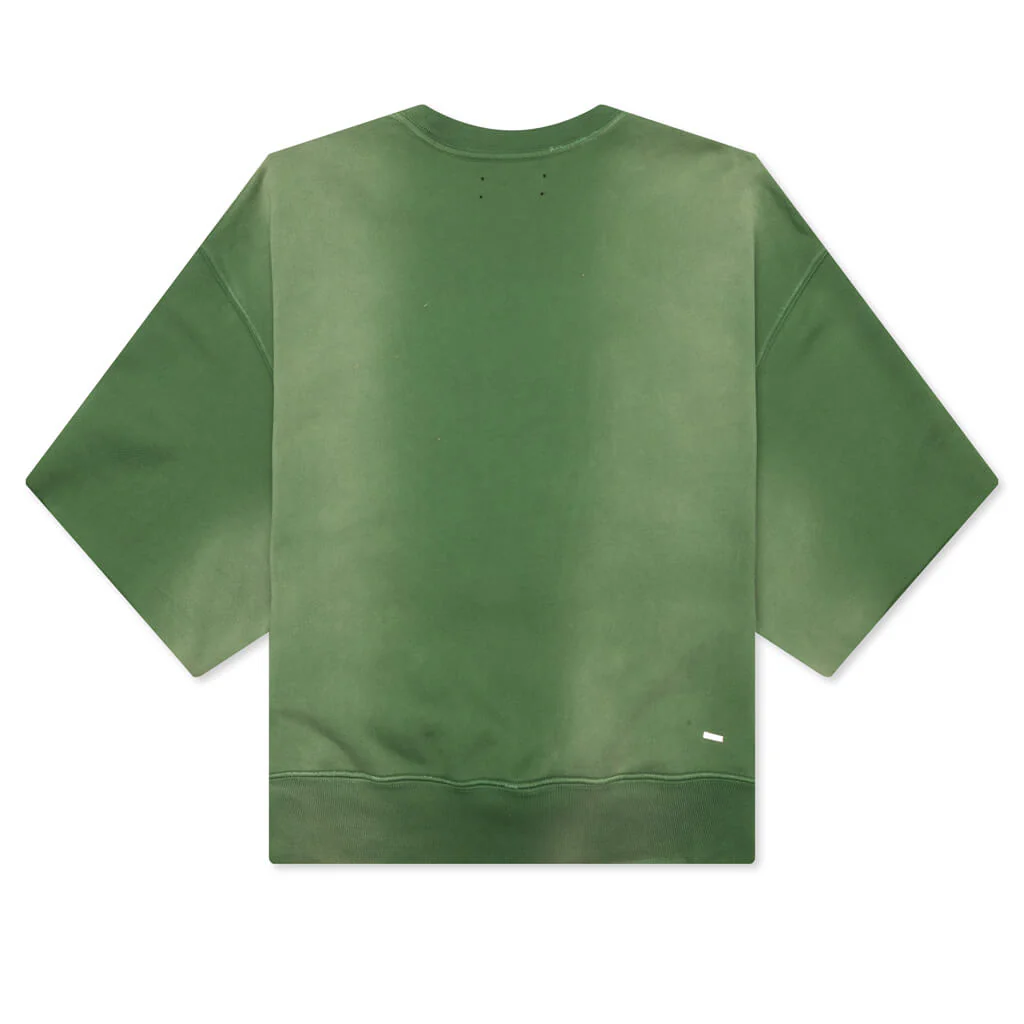 Track Cut Off Crewneck - Green - Image 2
