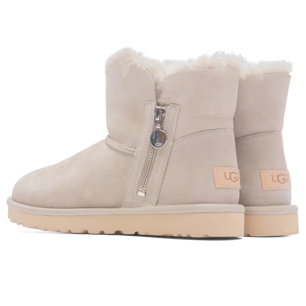 Women's Bailey Zip Mini Boot - Goat - Image 3