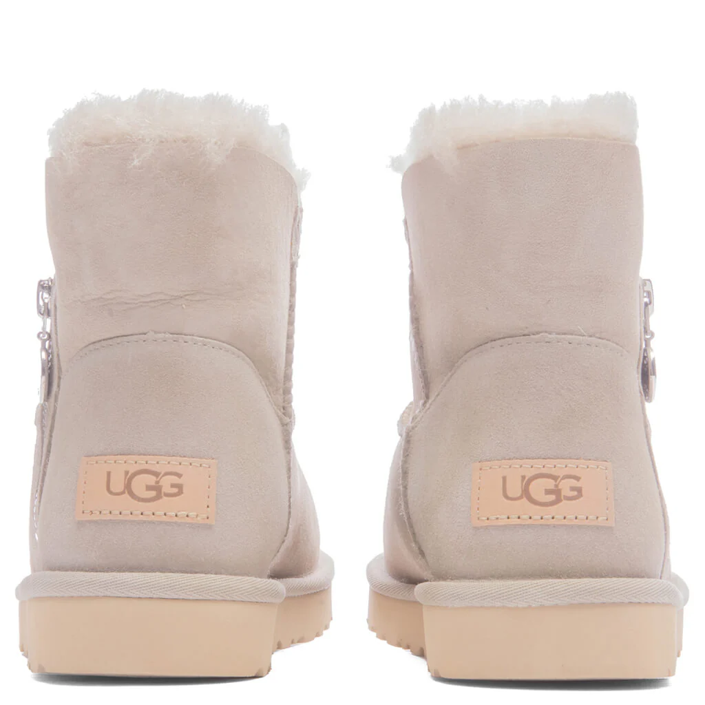 Women's Bailey Zip Mini Boot - Goat - Image 4