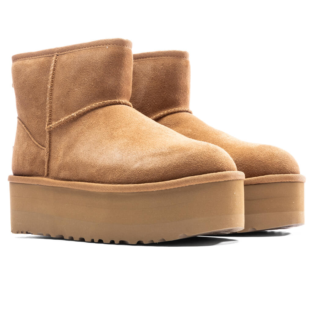 Women's Classic Mini Platform Boot - Chestnut - Image 2