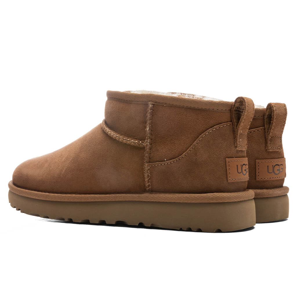 Women's Classic Ultra Mini Boot - Chestnut - Image 3