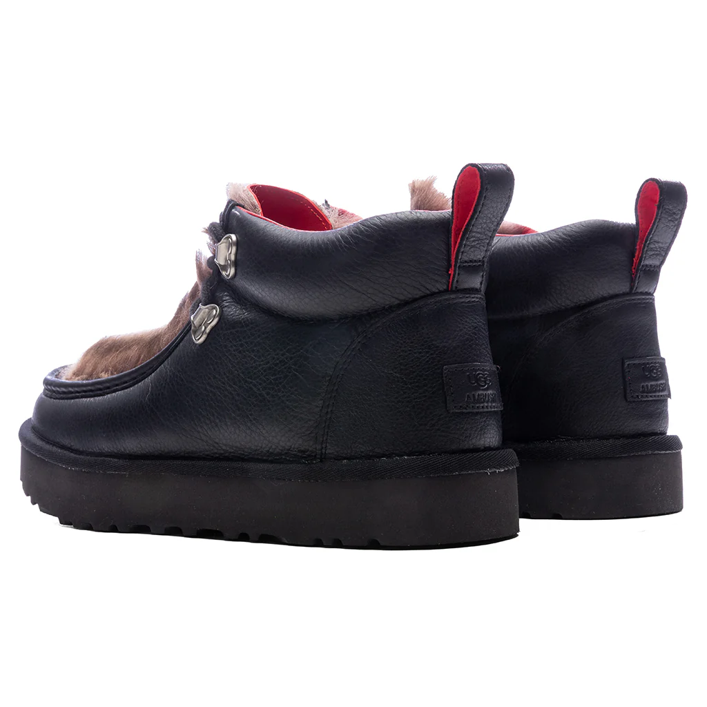 UGG x AMBUSH Fur Plug Boot - Black - Image 3