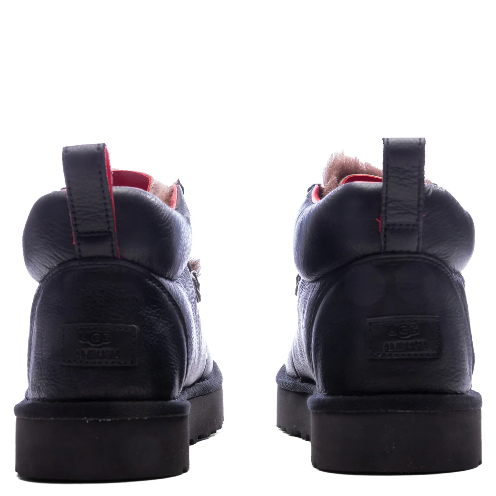 UGG x AMBUSH Fur Plug Boot - Black - Image 4