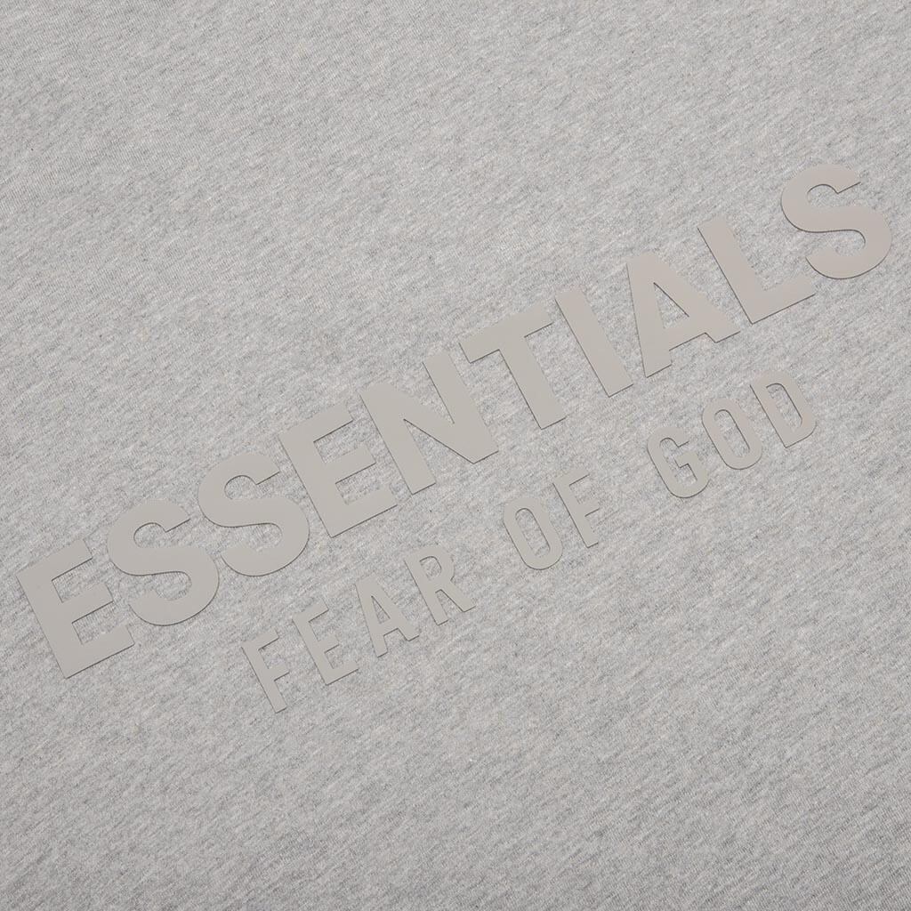 V-Neck T-Shirt - Dark Heather Oatmeal - Image 3