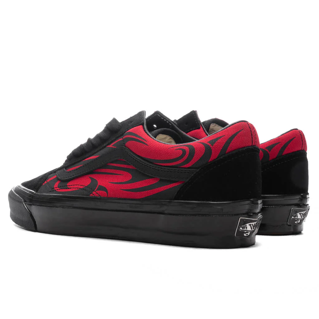 Premium Old Skool Y2K Flame - Black/Red - Image 3