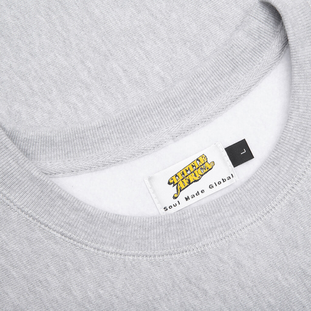 Varsity Crewneck - Heather Grey - Image 3