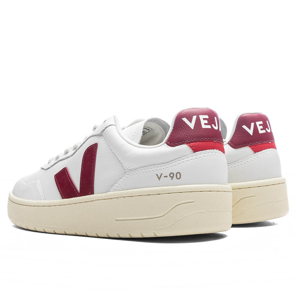 V-90 O.T. Leather - Extra White/Marsala - Image 3