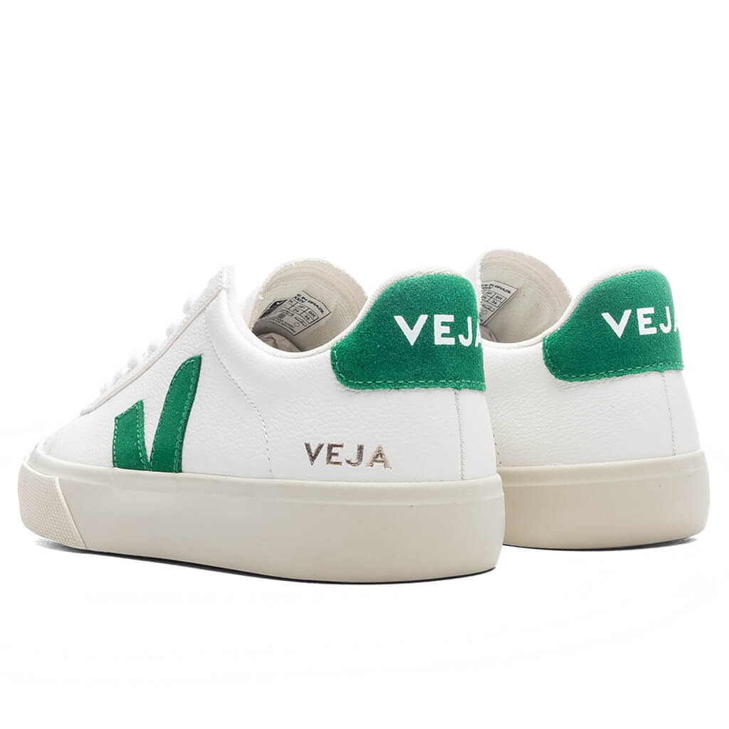 Women's Campo Chromefree Leather - Extra White/Emeraude - Image 3