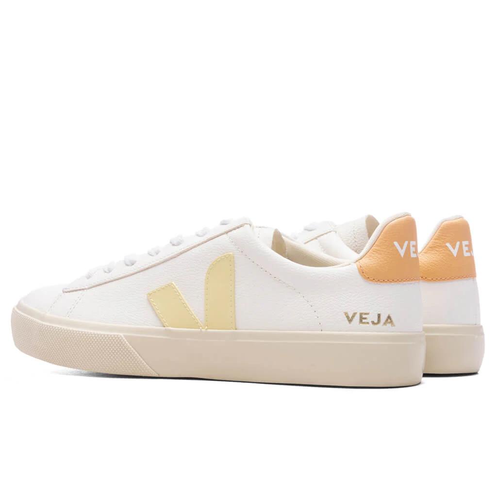 Women's Campo Chromefree Leather - White/Sun Peach - Image 3