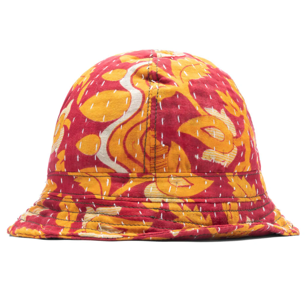 Vintage Handmade Quilt Bucket Hat - Psych - Image 4