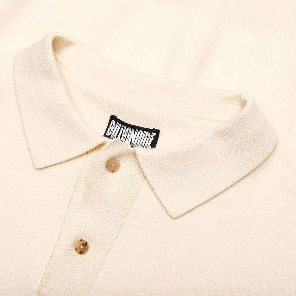 Virtue S/S Polo - Cloud Creme - Image 3