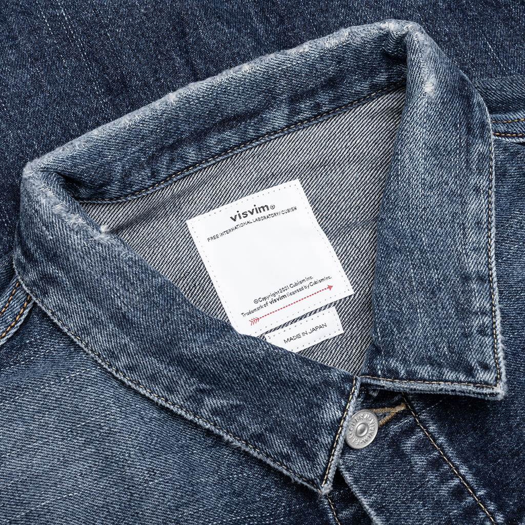 101X S/S Damaged Jacket 1010 - Indigo - Image 4